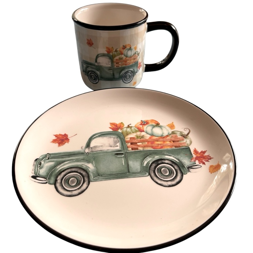 Robert Stanley Home‎ Collection Joyfall Mug and Dessert Plate